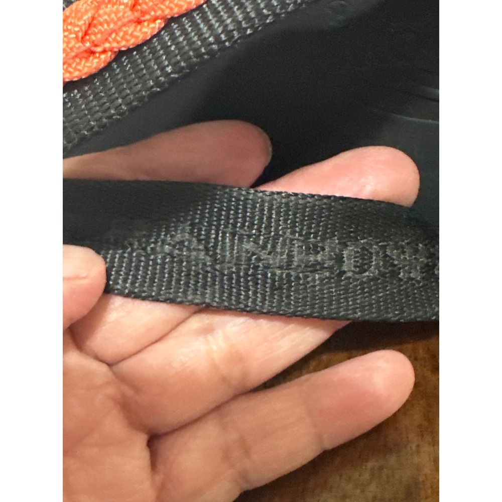 Rainbow Sandals Womens Flip Flops Black Orange Braided Straps - Picture 9 of 9